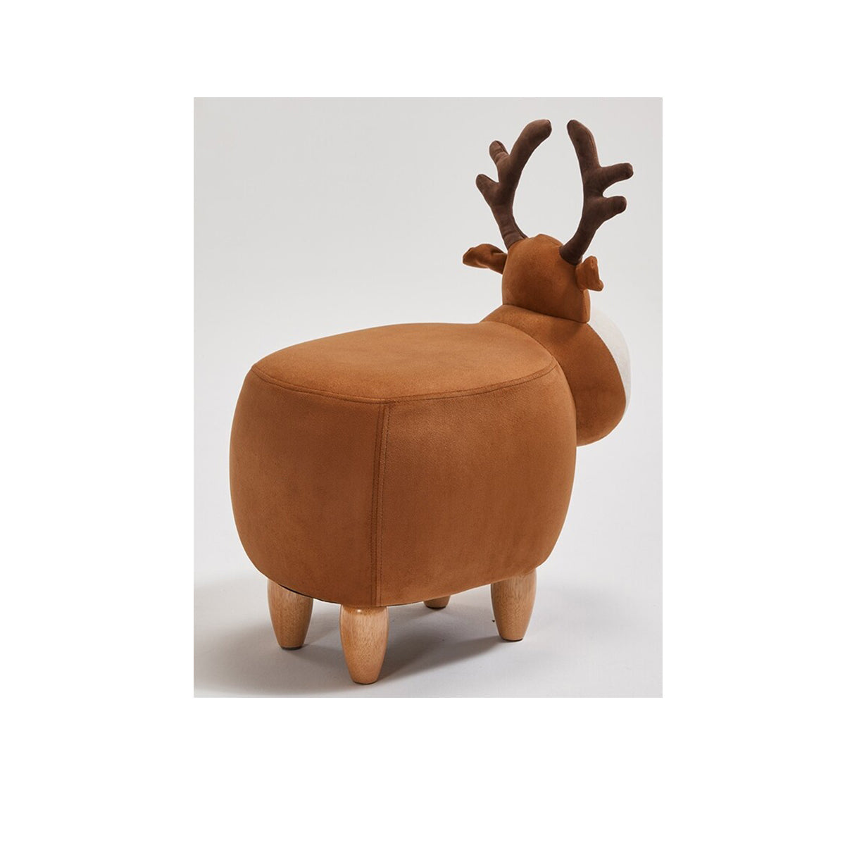 Buddy Reindeer Kids Brown Stool-4