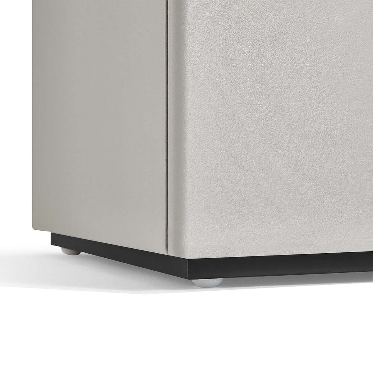 Cappuccino 2 Drawer Taupe Bedside Table-4