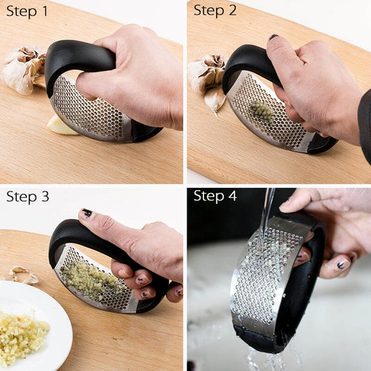 Ergonomisk vitlökspress
