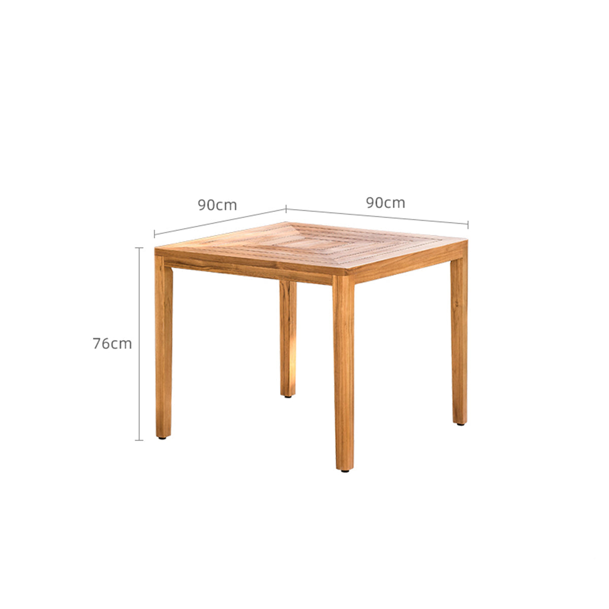 Etimoe Square Teak Table-4
