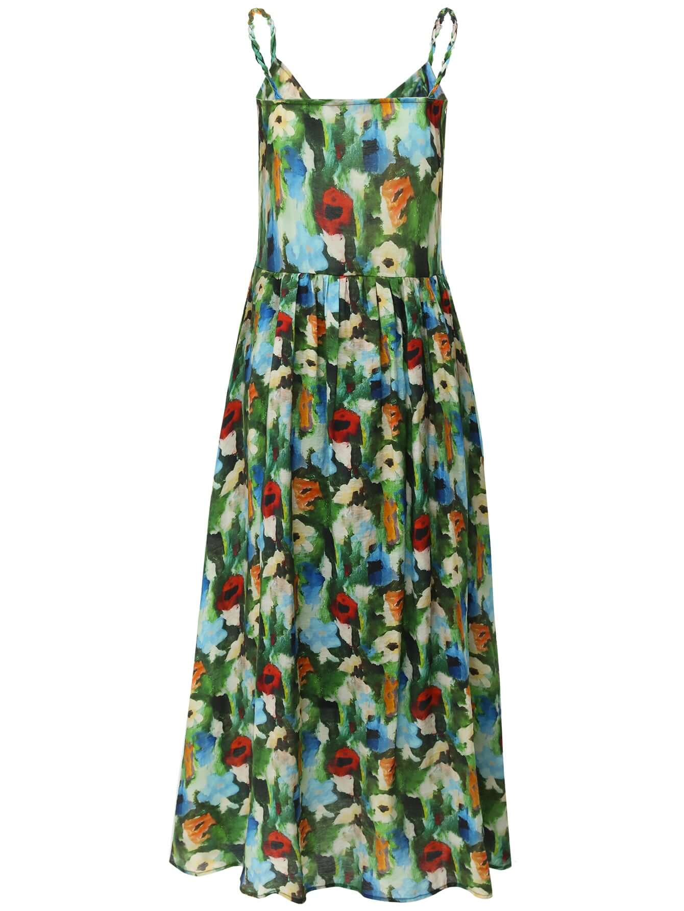Floral Camisole Dress-4
