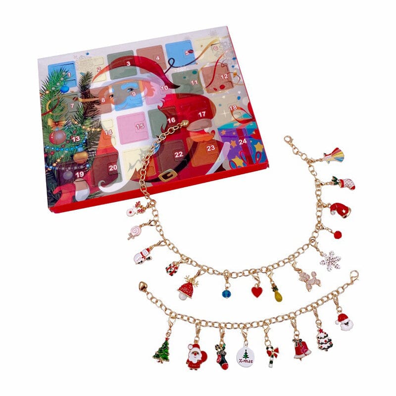 Julkalender DIY jularmband (4 stilar)