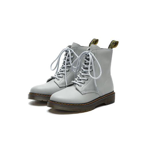 London Fog Grey Ankle Boots-1