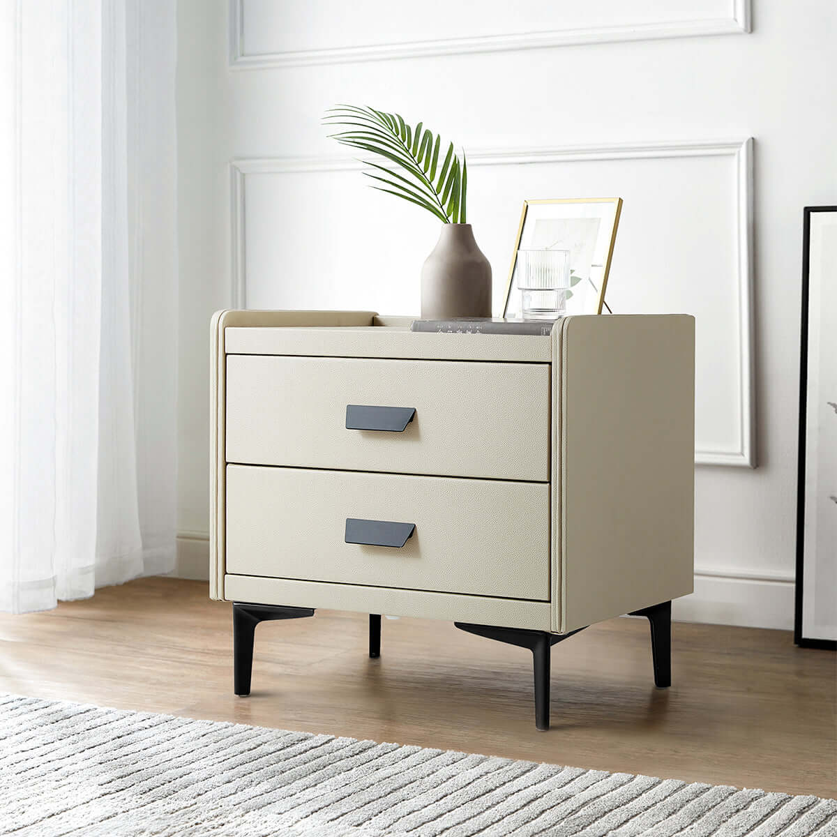 Minimalist Modern Luxurious Bedside Table-5