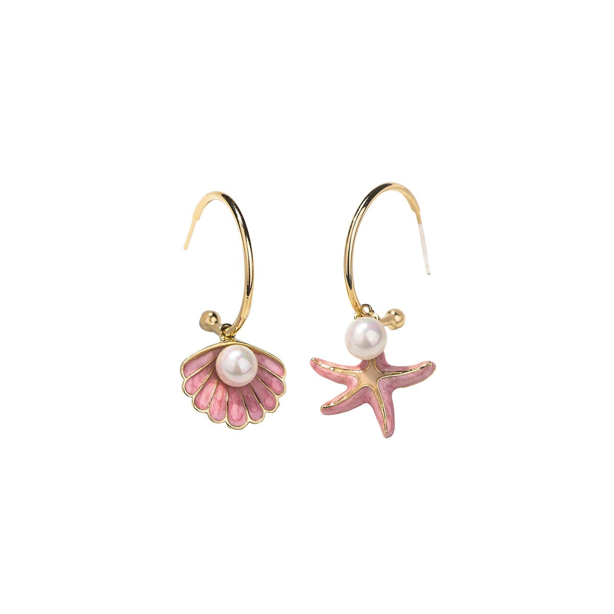 Sea Beauty Pink Earrings-0