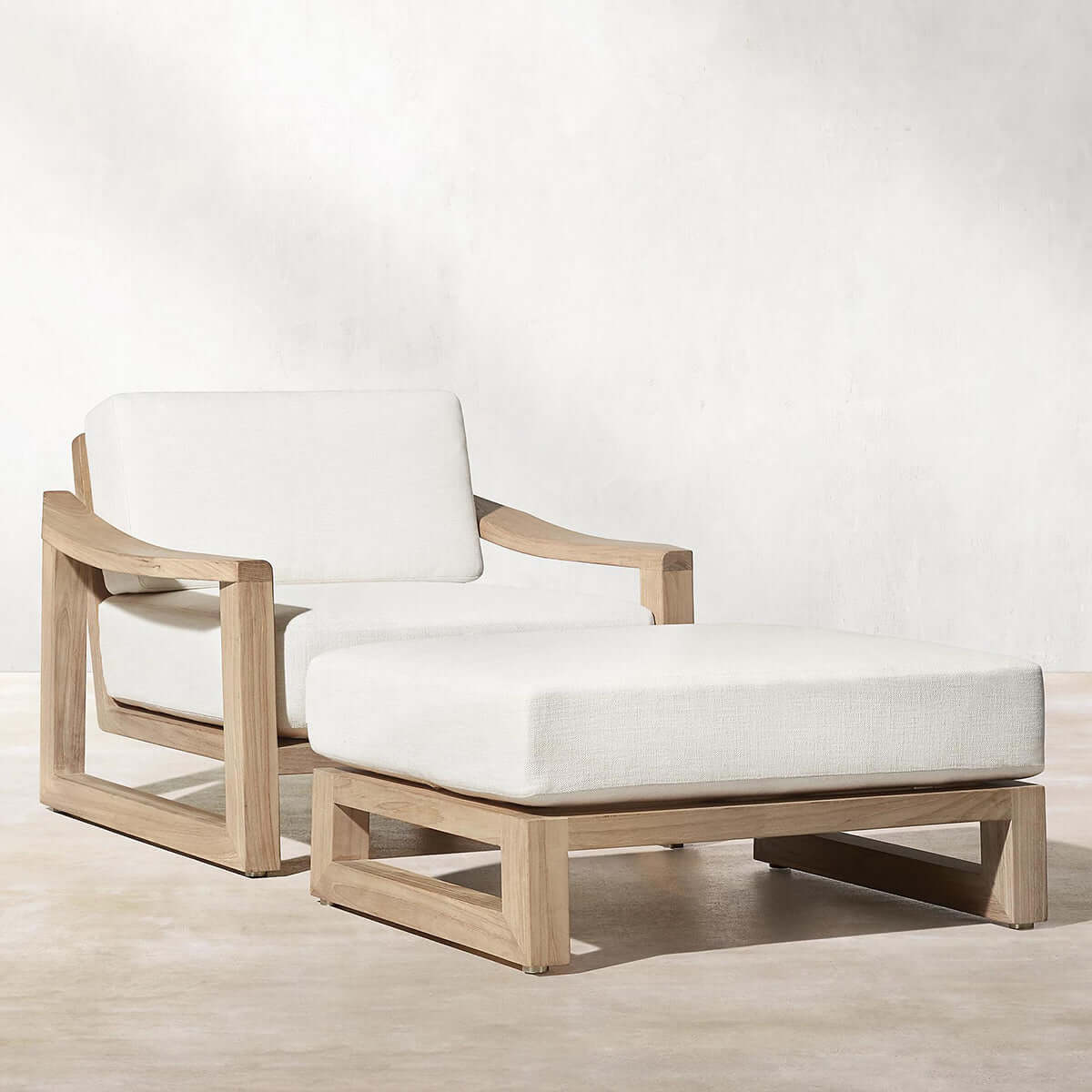 Sebastian Teak Ottoman Sofa-4