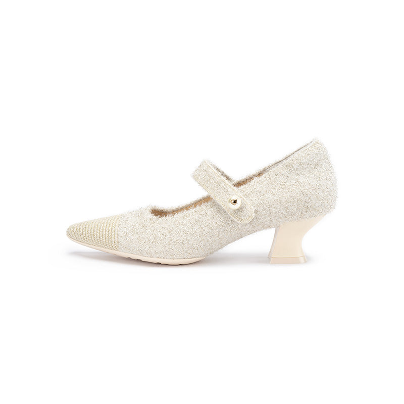 Vintage Shallow Mary Jane Heels-5