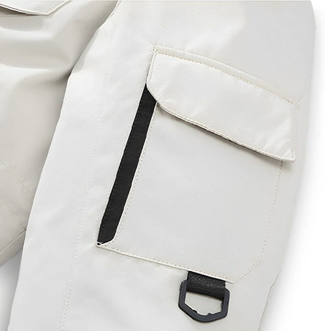 White 3XL Winter Fur Hooded Down Jacket Stylish Lightweight Quilted Warm Puffer Coat