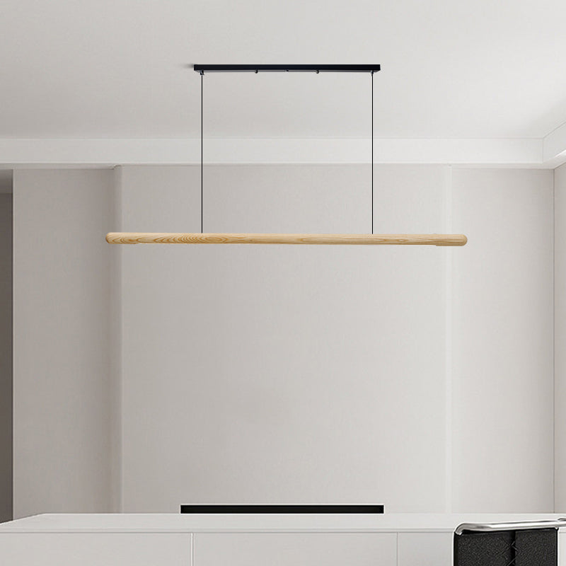 Luxurious Solid Wood Pendant Light-5