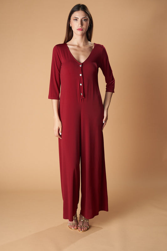 3/4 SLEEVE JUMPSUIT-1