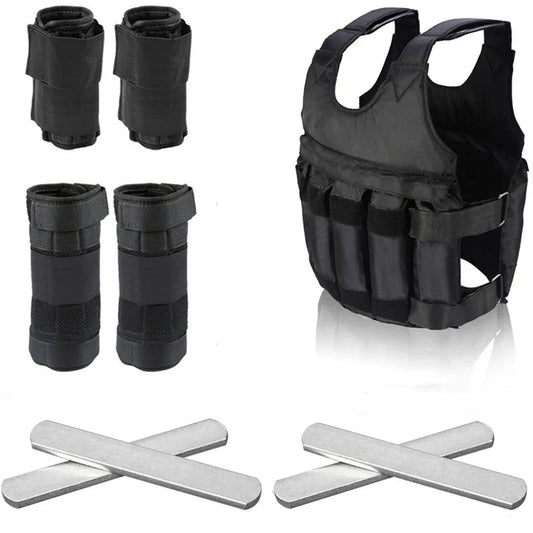 Adjustable 10-40lb Weighted Training Vest - Neoprene Comfort Fit