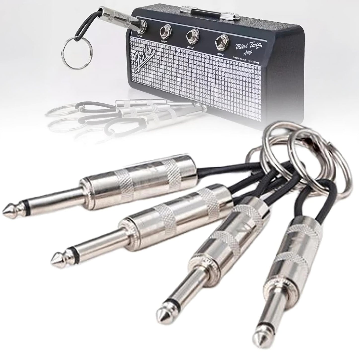 Wall Guitar Plug Mounted Key Holder