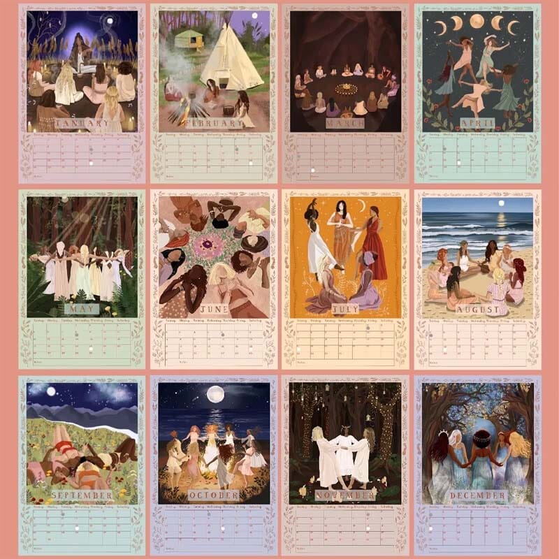 2024 Kvinnocirkeln - väggkalender