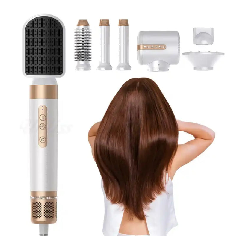 Professional Hair Dryer 7 in 1 Hair Styling Tools Complete Styler Set