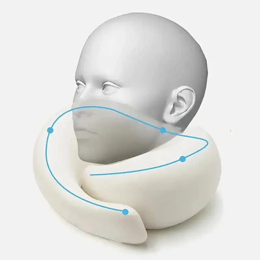 Memory Foam Neck Pillow Travel Snail Design
