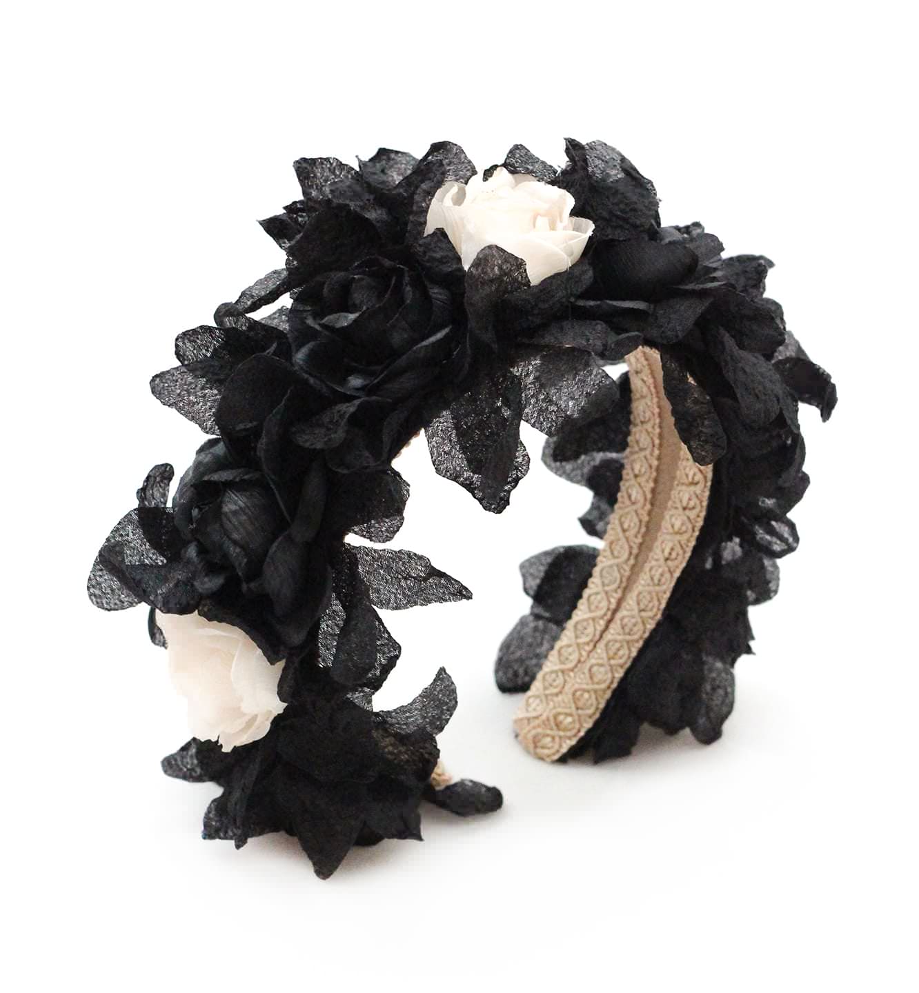 BLACK AND WHITE HEADBAND-0