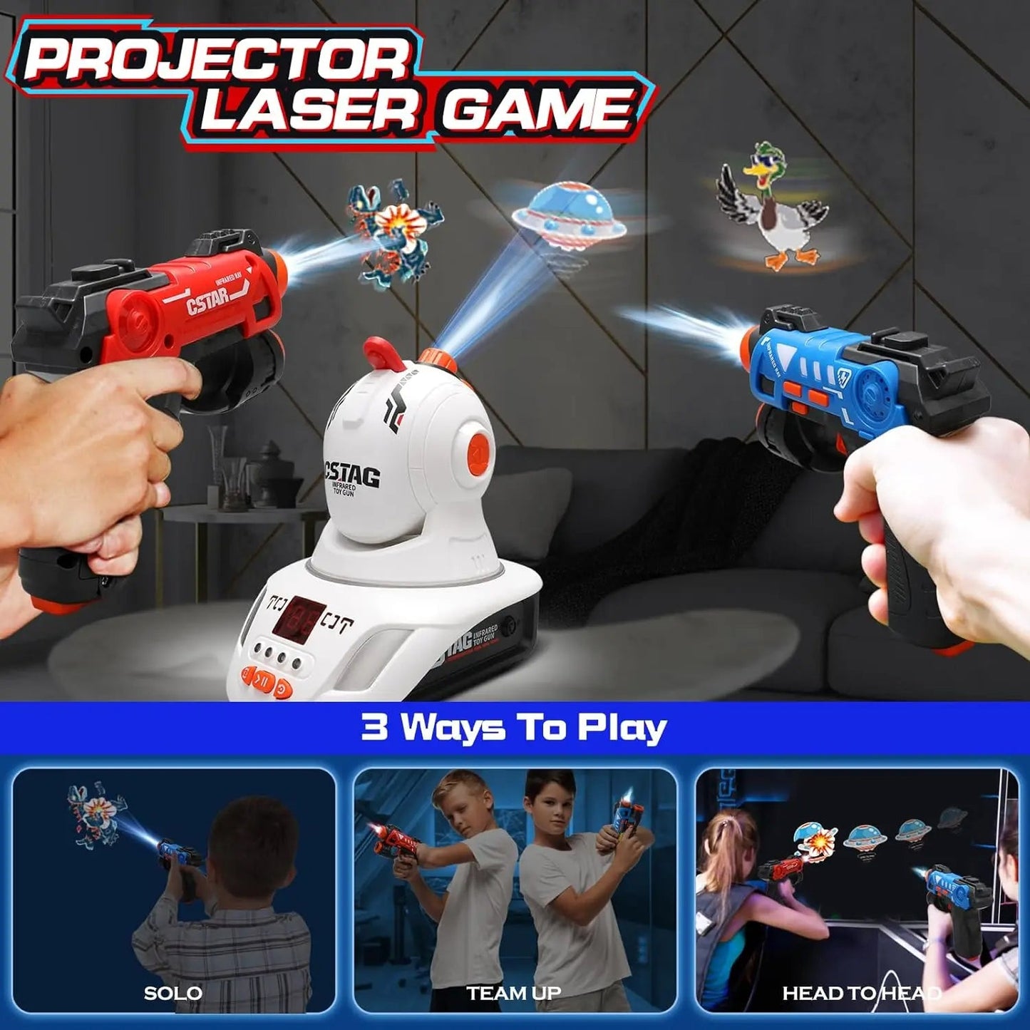 Projector Shooting Game