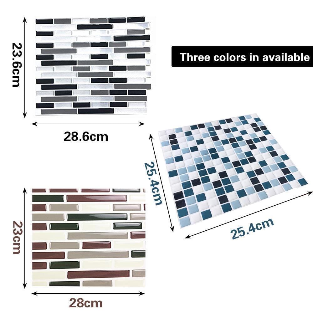 3D Mosaik Dekorplast för Kakel