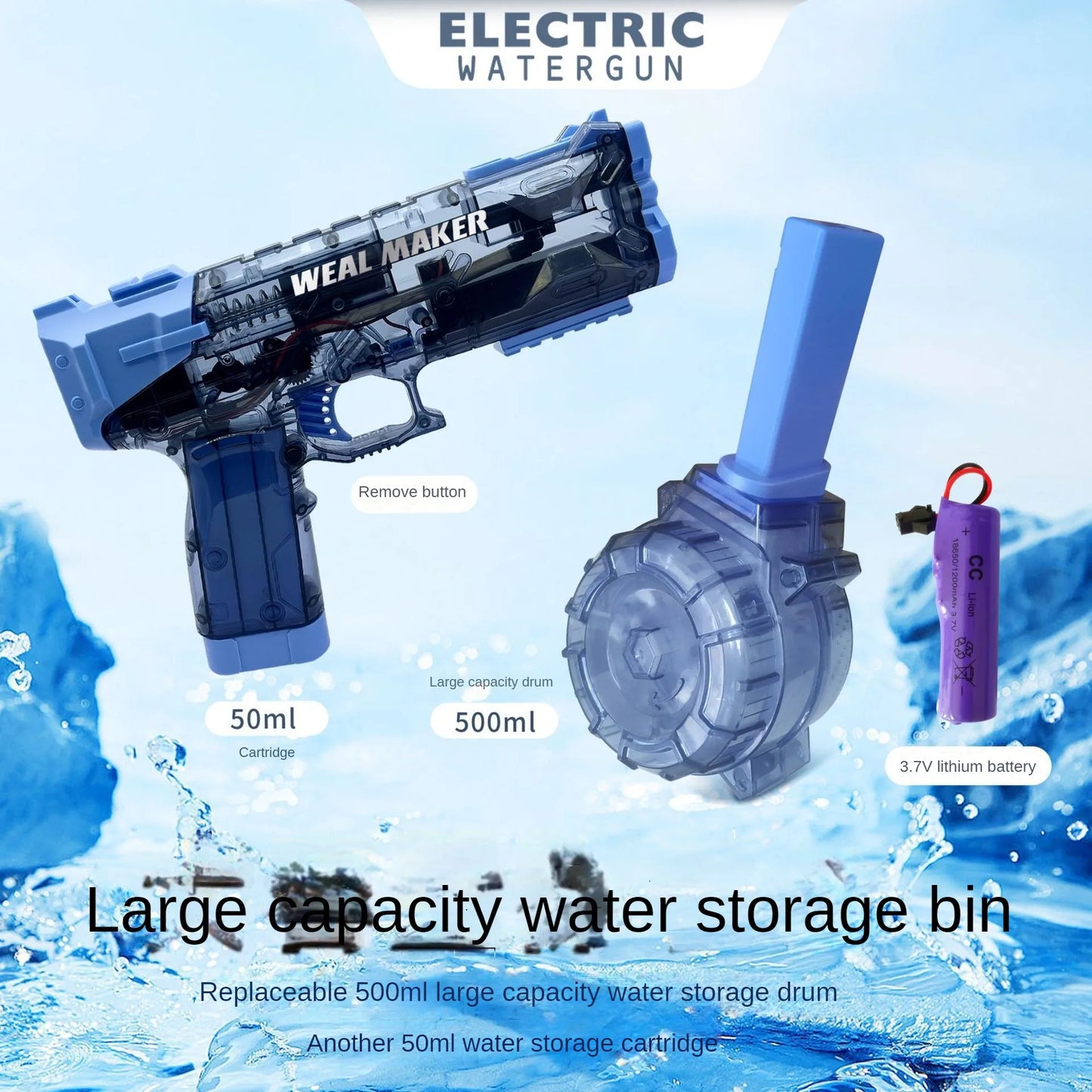 Firing Electric Water Gun