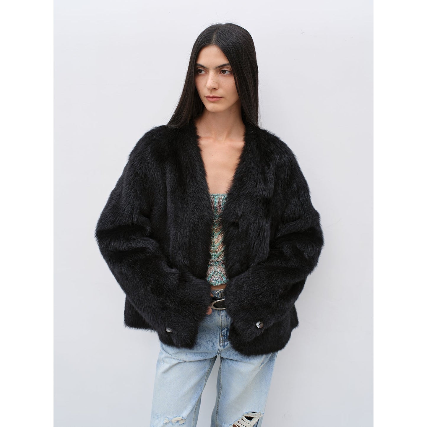 Babylon Phantom Nights Tuscan Sheepskin Pink Coat