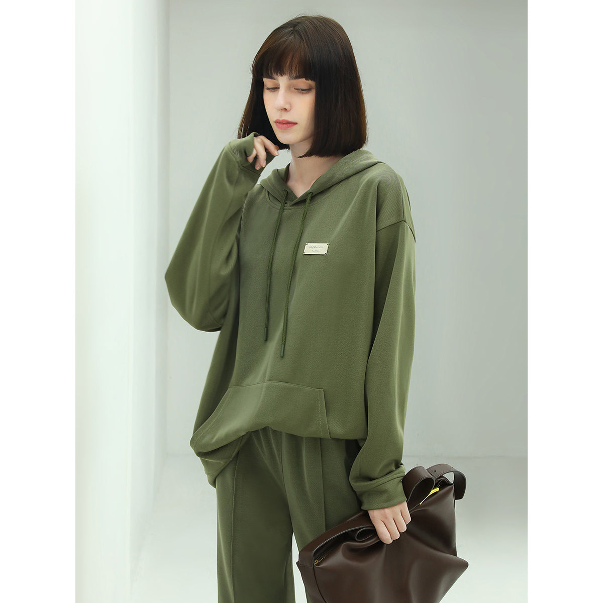 Adjustable Green Hoodie-0
