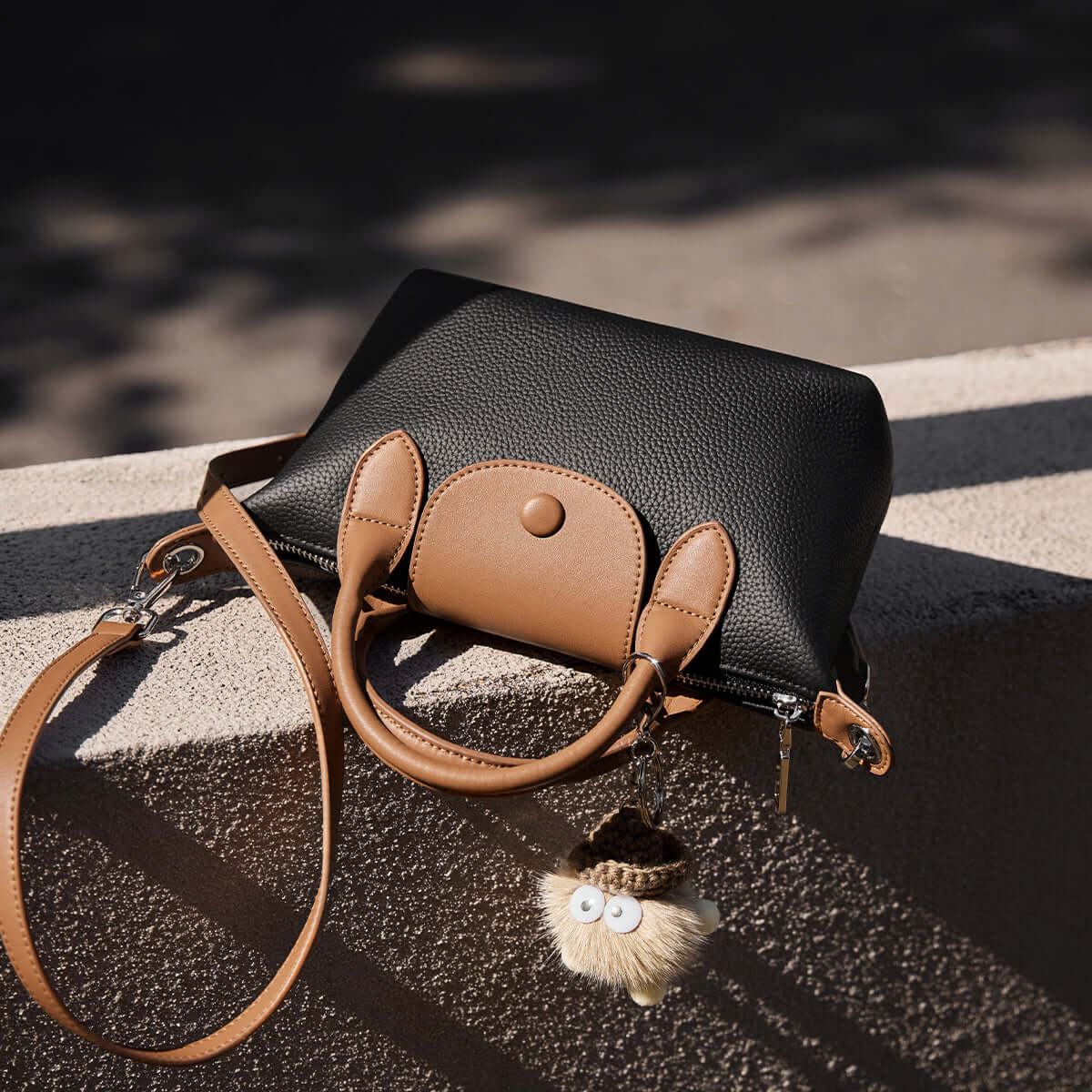 Amelia Top Handle Leather Bag-3