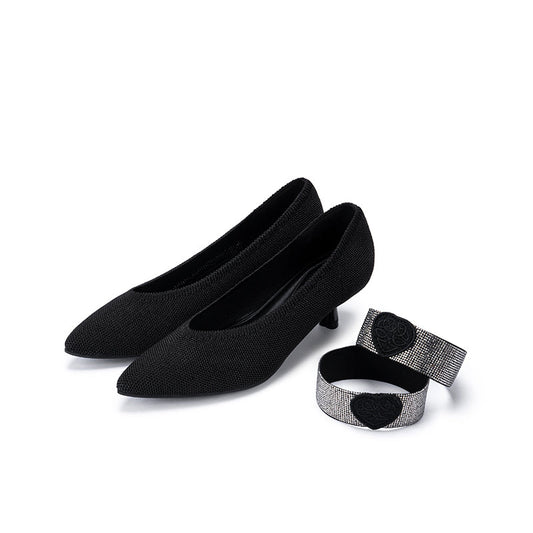 Belle Pointed Toe Mary Jane Heels-1