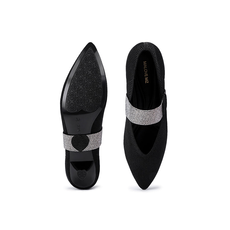 Belle Pointed Toe Mary Jane Heels-4