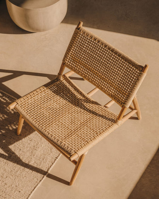 Benny Modern Rattan Lounge Chair-1