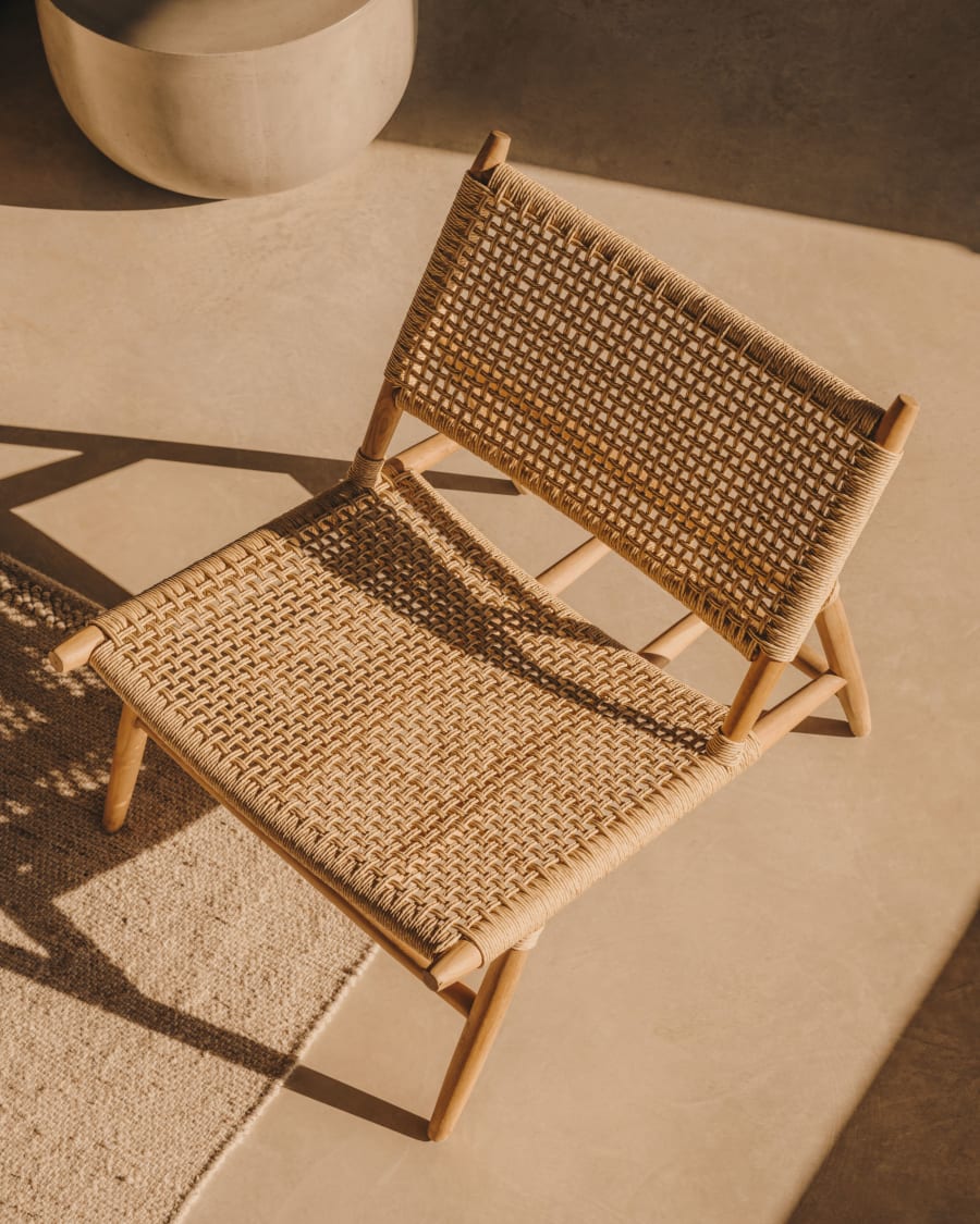 Benny Modern Rattan Lounge Chair-1