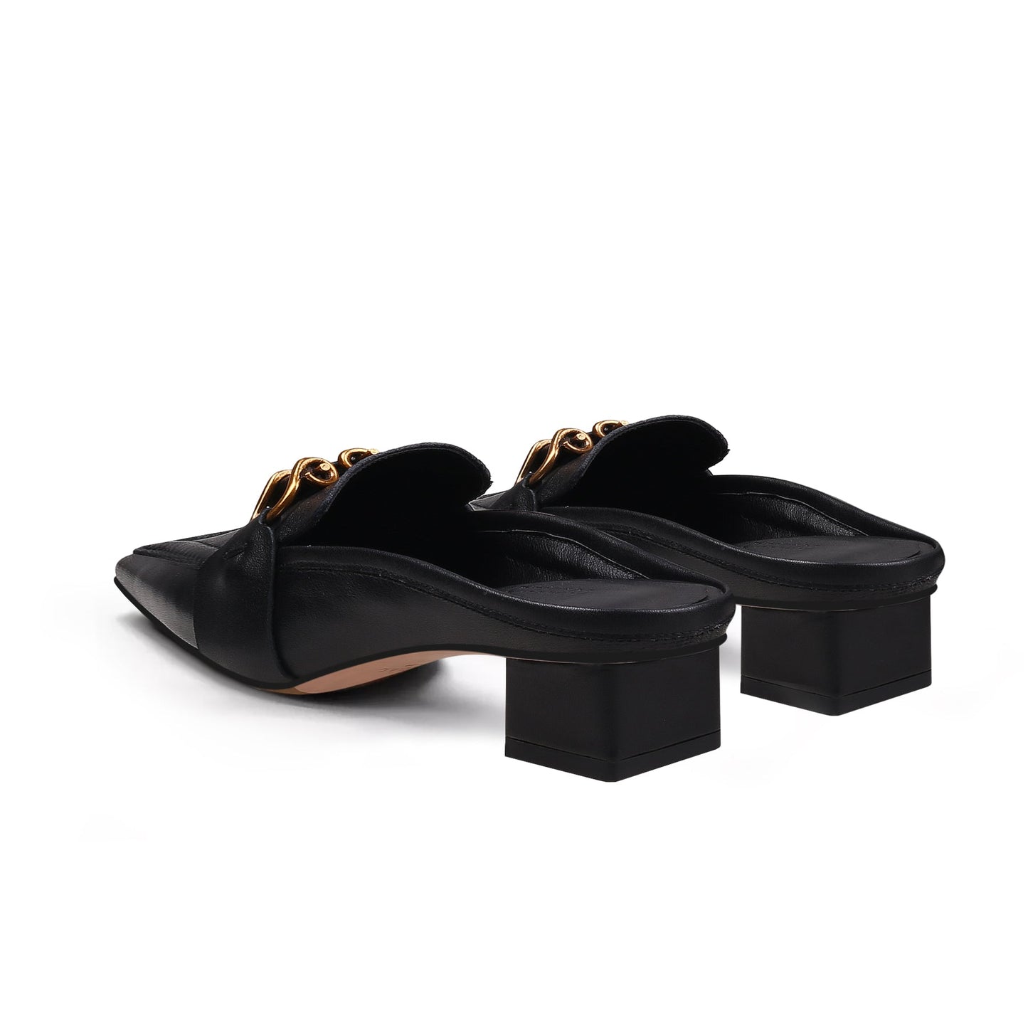 Classic Chain Slip-On Mules-4