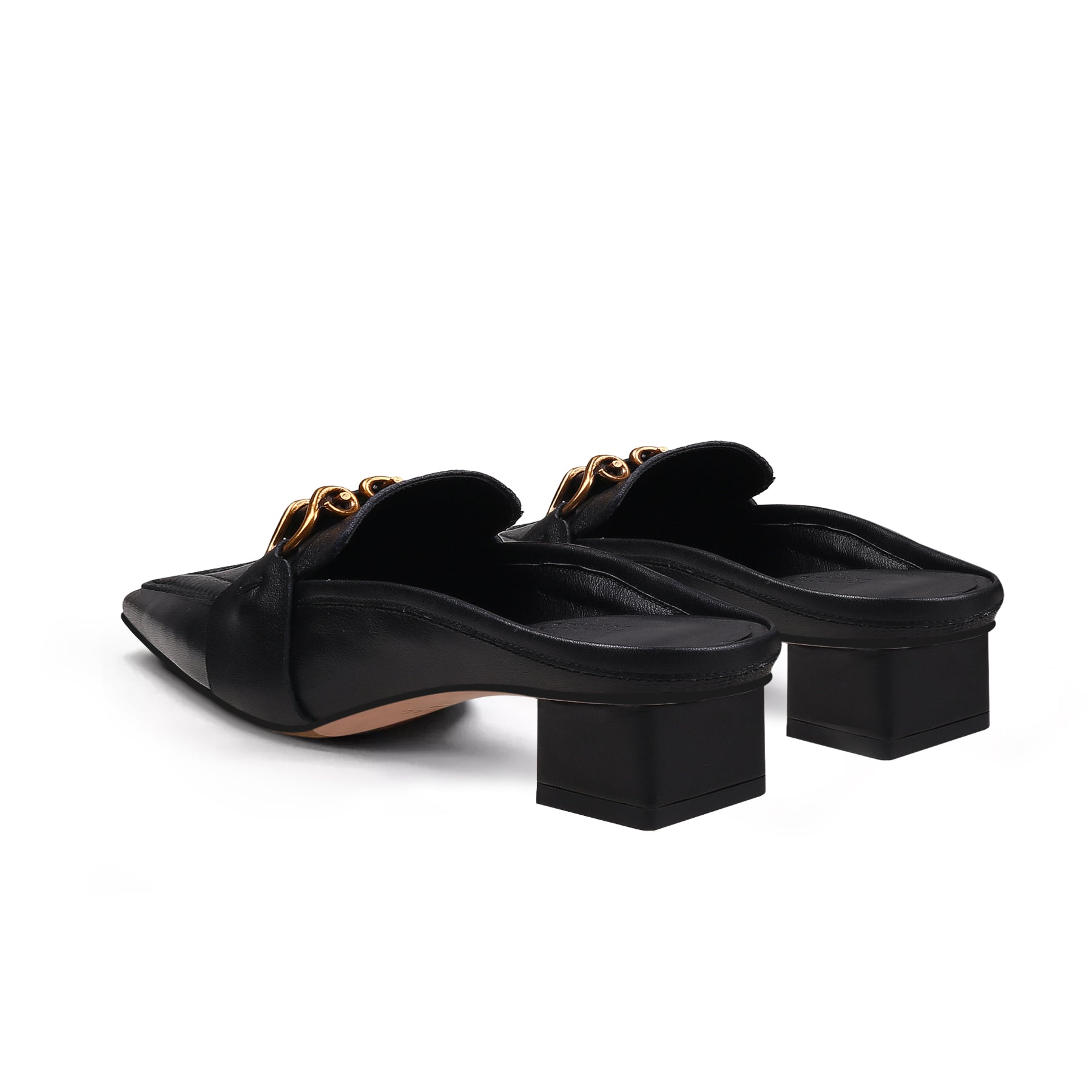 Classic Chain Slip-On Mules-4