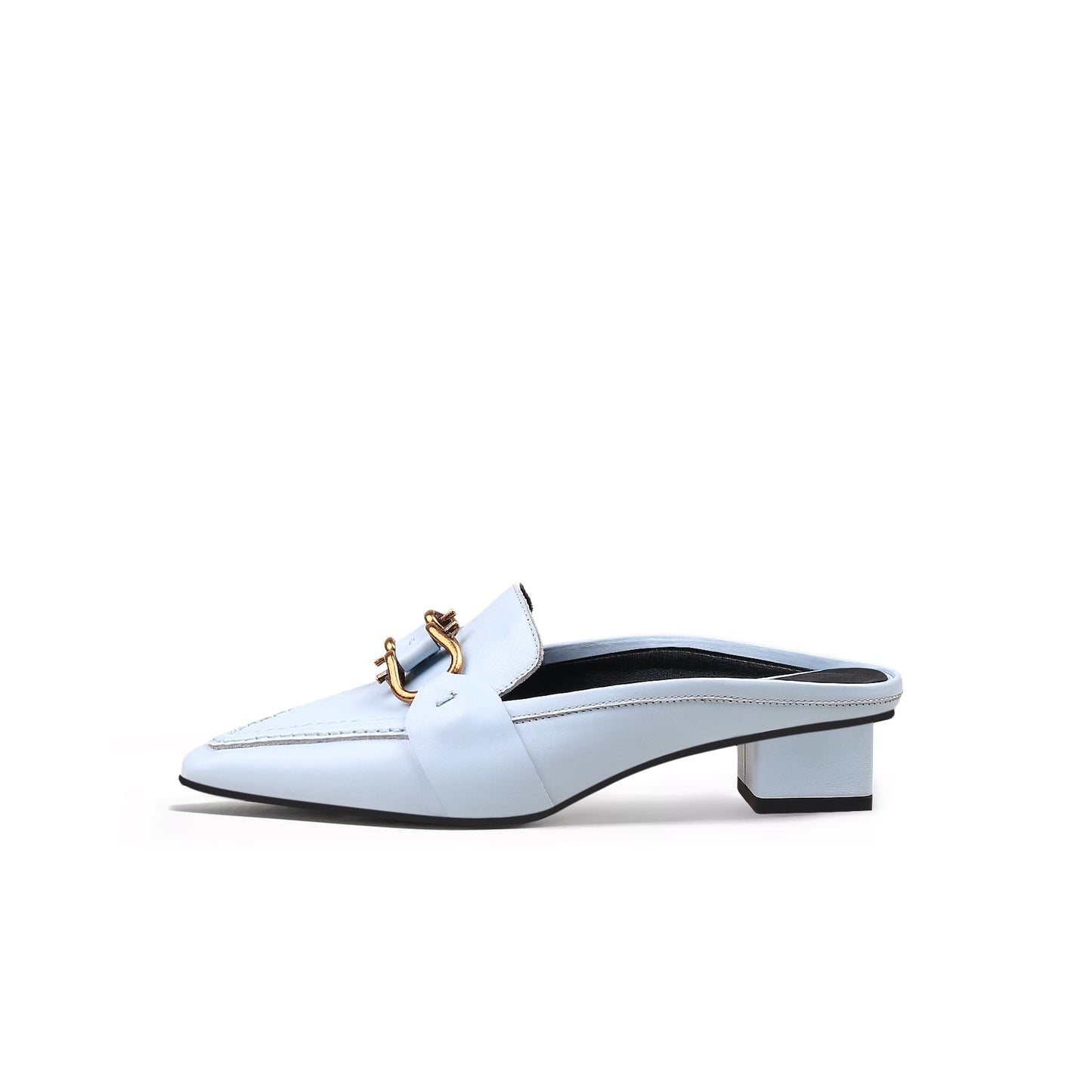 Classic Chain Slip-On Mules-5