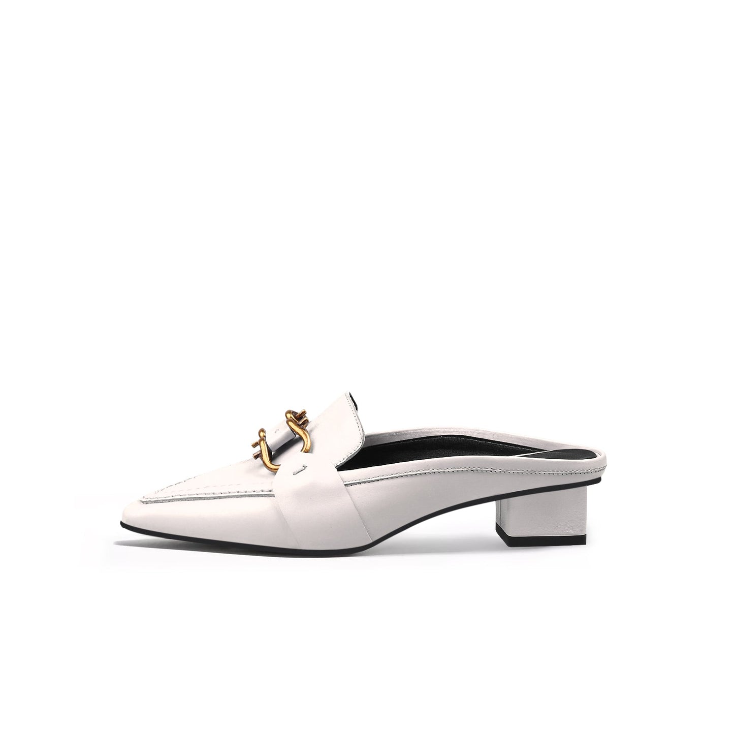 Classic Chain Slip-On Mules-6