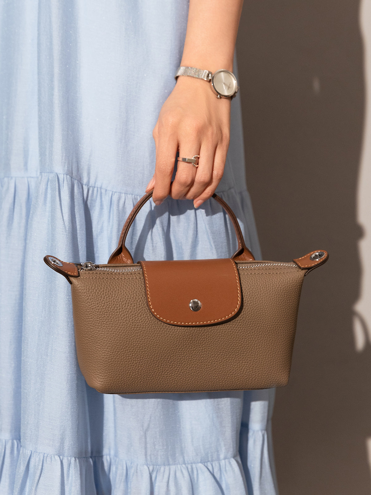 Classic Waterproof Pouch Top Handle Bag-1