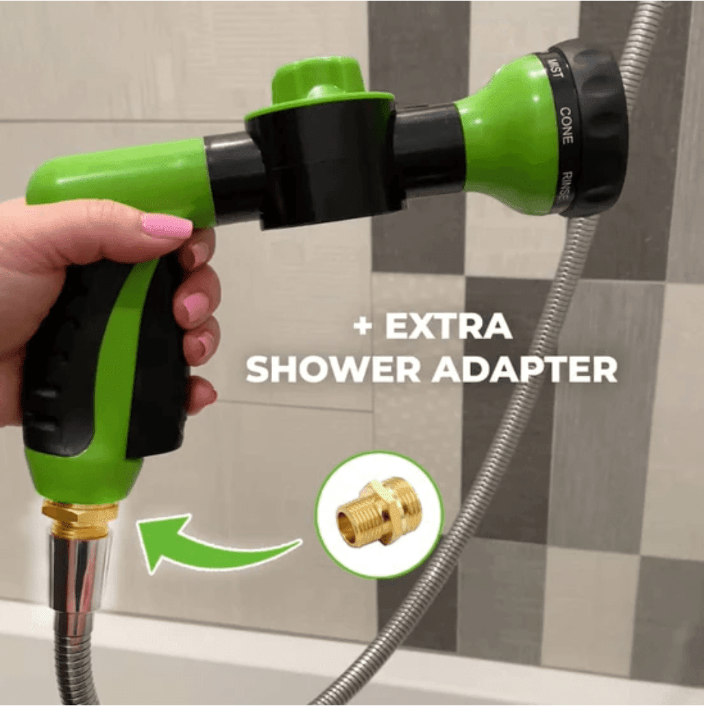 CLEANDOG Hydro Jet Hunddusch med Skumfunktion