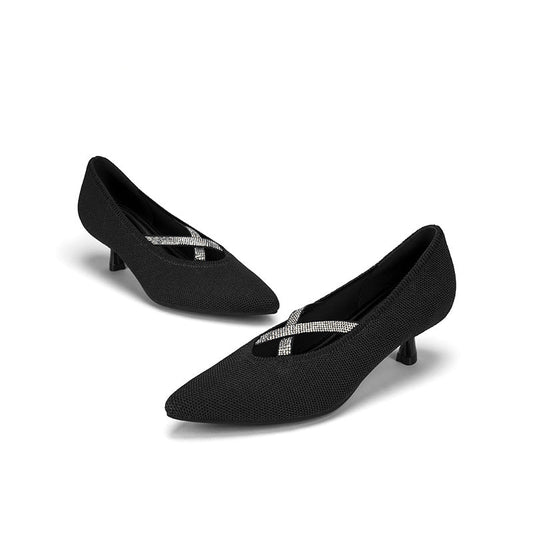 Countess Pointed Toe Kitten Heels-1