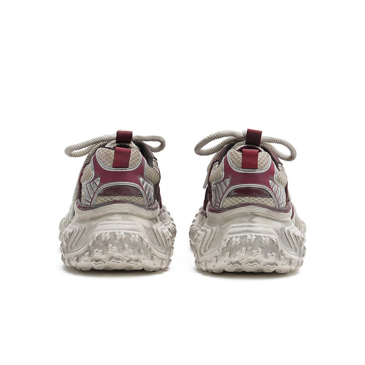 Distressed Platform Casual Sneakers-2