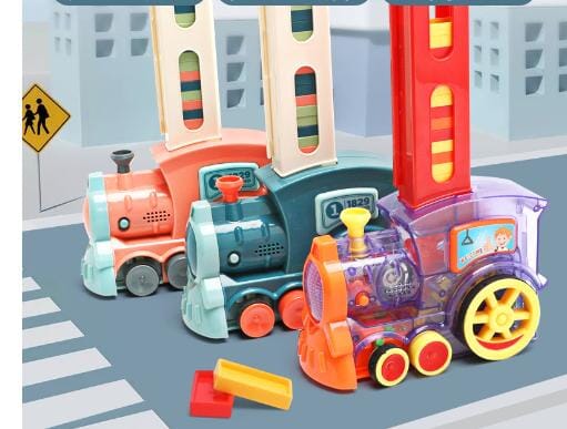 Dominotåget - Automatisk dominobyggare