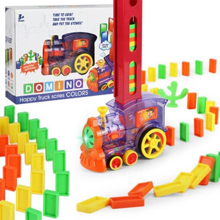 Dominotåget - Automatisk dominobyggare