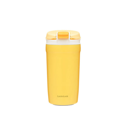 Ease Onetouch 430ml Yellow Insulated Travel Coffee Mug-0