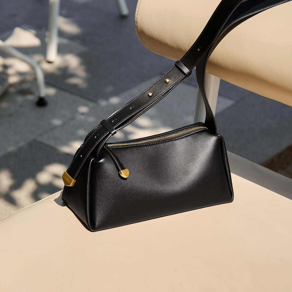 Essentials Only Baguette Shoulder Bag-3