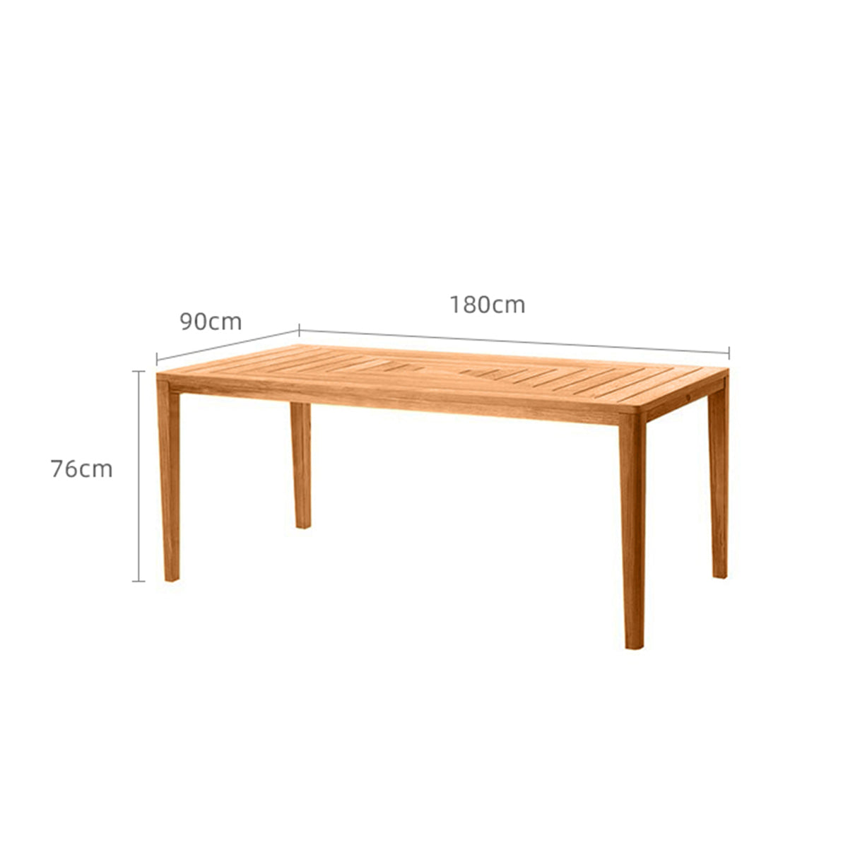 Etimoe Long Teak Dining Table-2