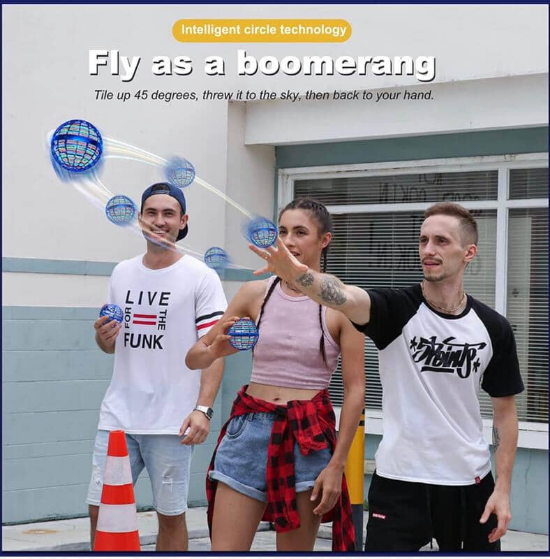 Flynova Pro – LED Drönarboll för Tricks & Magiskt Lekäventyr