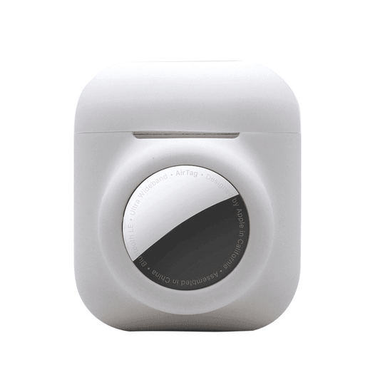 Silikonskydd till AirPods (Gen 1 & 2) med AirTag-hållare