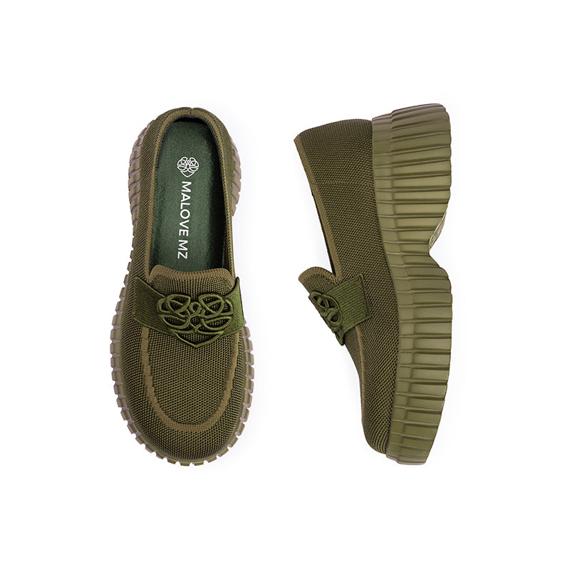 Gentleman Slip On Soft Sole Platform Loafers-3