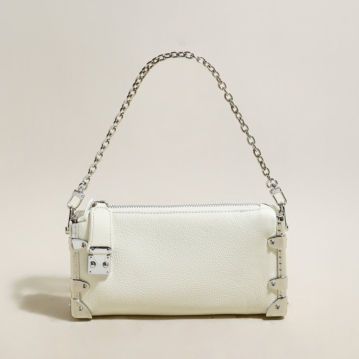 Harlow Chain Strap Structured Shoulder Bag-3