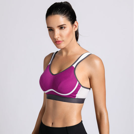 High Impact Bounce Control Wireless Workout Sports Bra-1