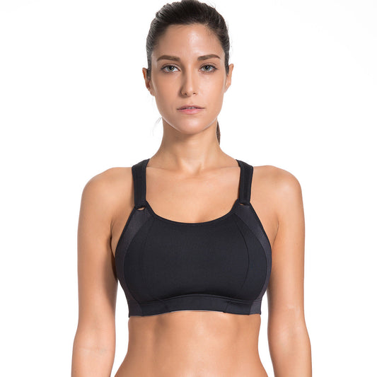 High Impact Mesh Insert Wireless Running Bra-0