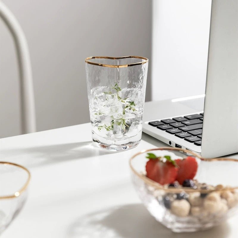 Hjärtformade Glas